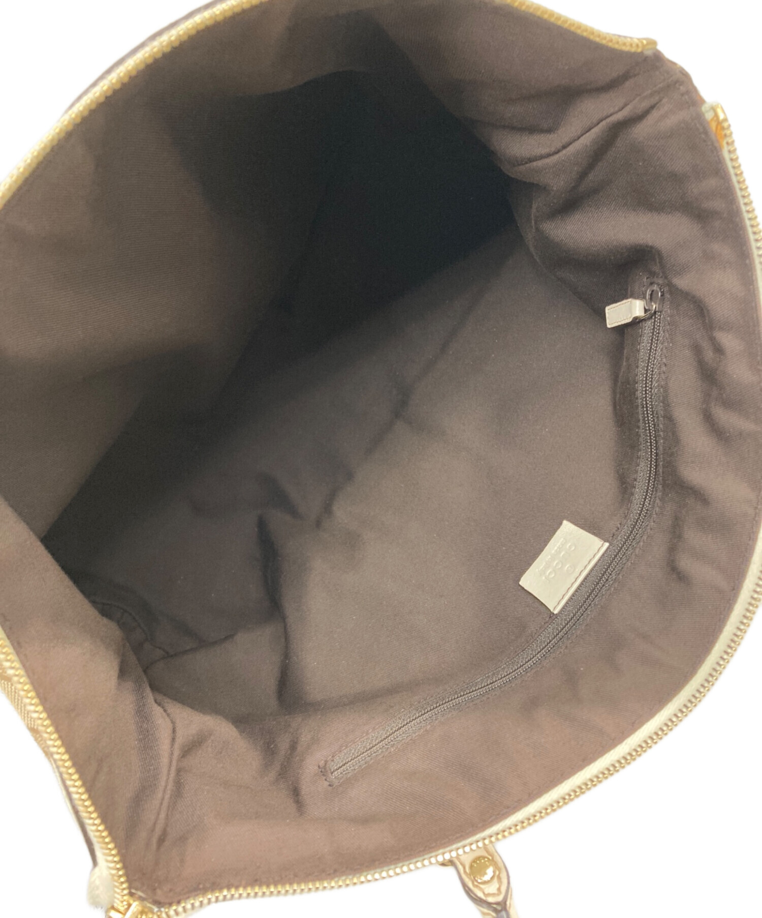 中古・古着通販】GUCCI (グッチ) GGキャンバストートバッグ ベージュ