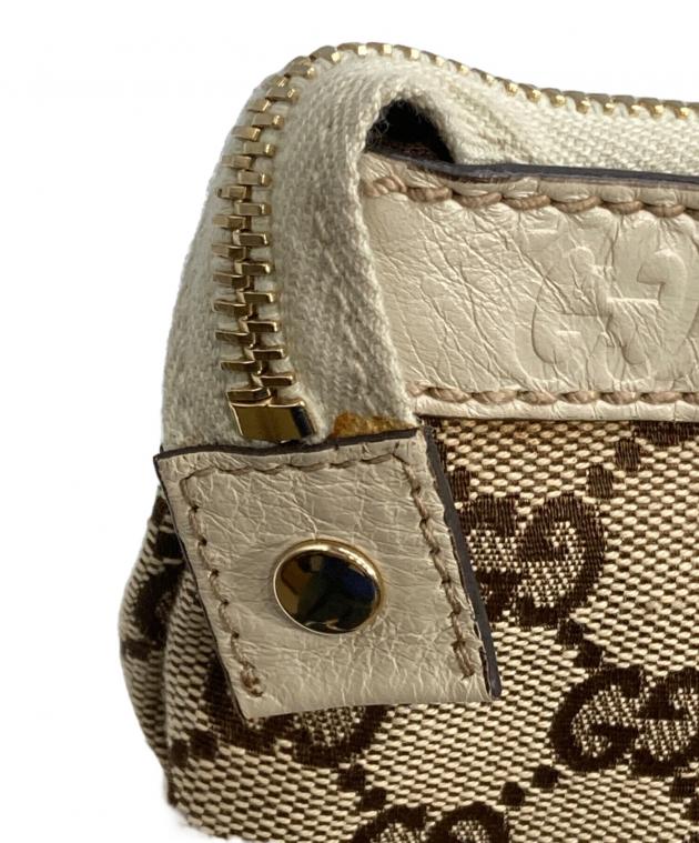 中古・古着通販】GUCCI (グッチ) GGキャンバストートバッグ ベージュ