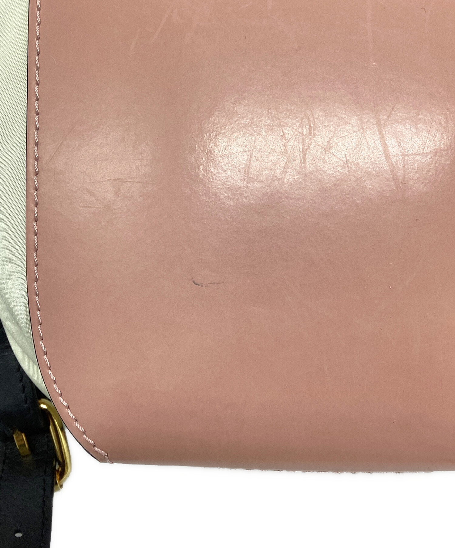 中古・古着通販】MARNI (マルニ) GUSSETショルダーバッグ ピンク