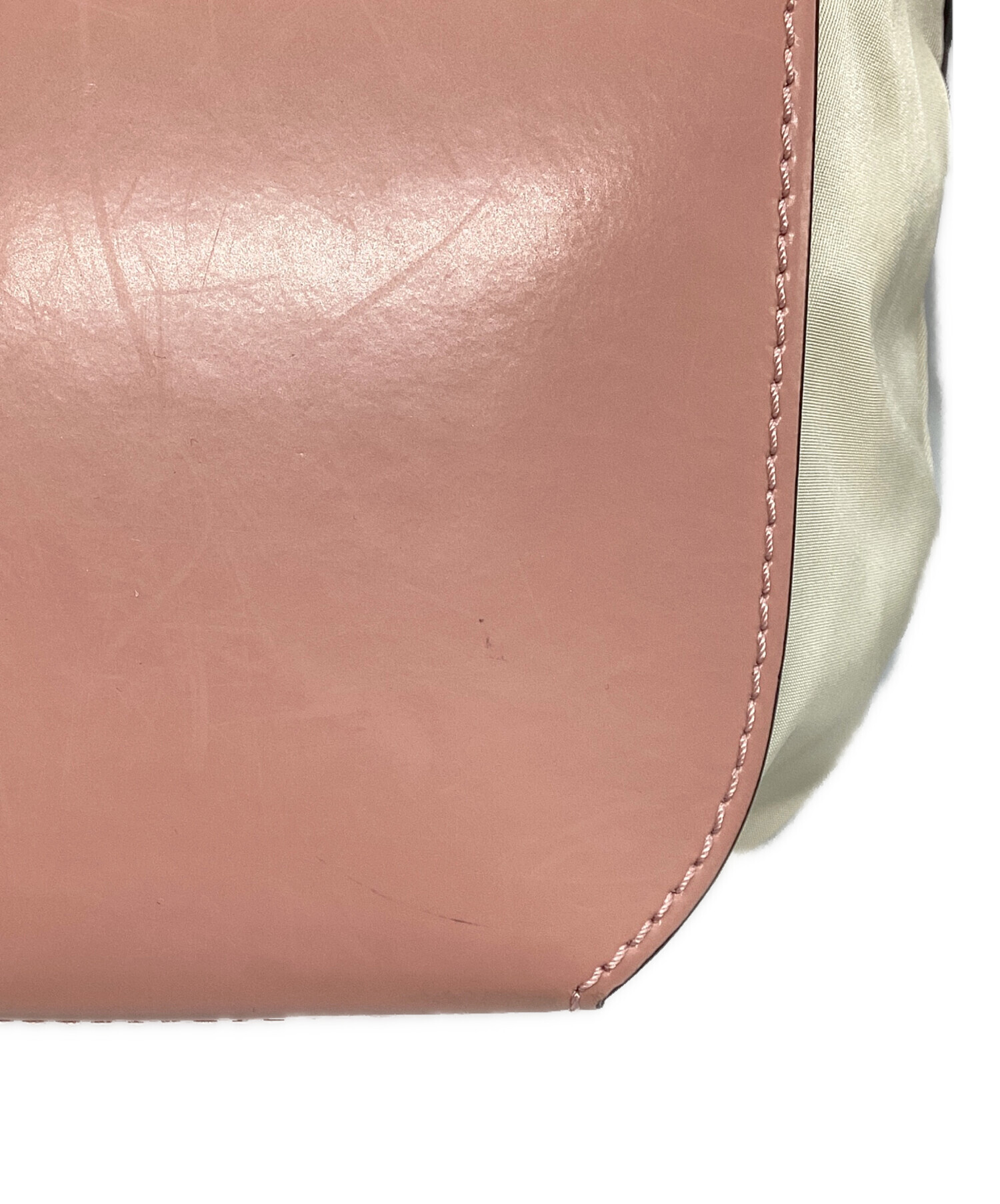 中古・古着通販】MARNI (マルニ) GUSSETショルダーバッグ ピンク