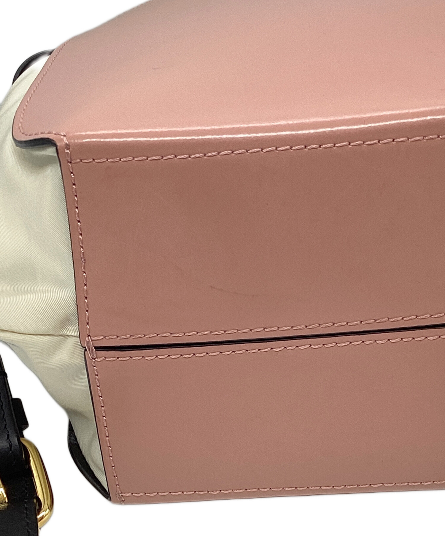 中古・古着通販】MARNI (マルニ) GUSSETショルダーバッグ ピンク