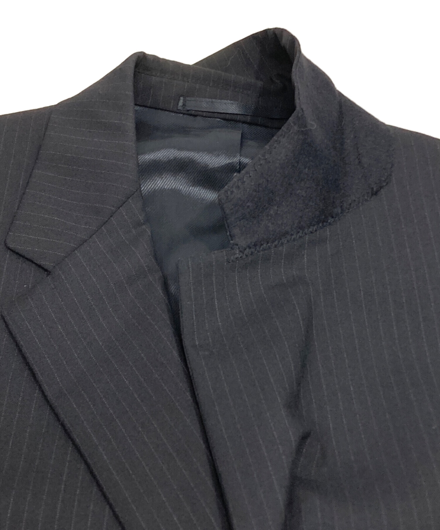 中古・古着通販】PRADA (プラダ) ストライプテーラードジャケット