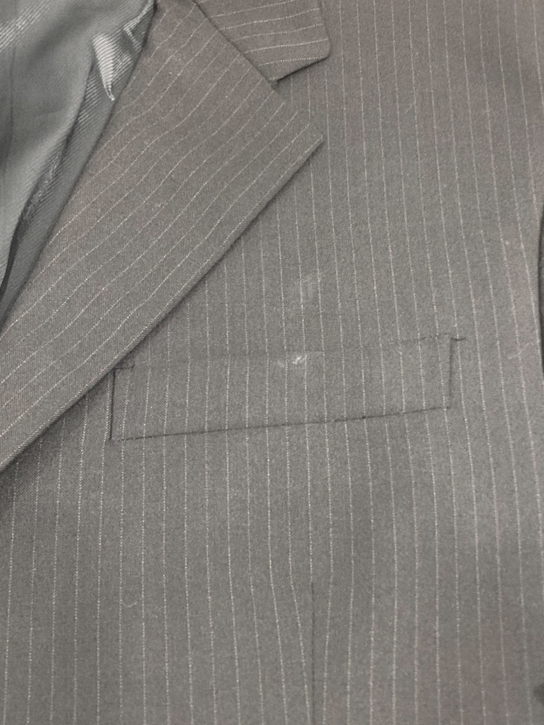 中古・古着通販】PRADA (プラダ) ストライプテーラードジャケット