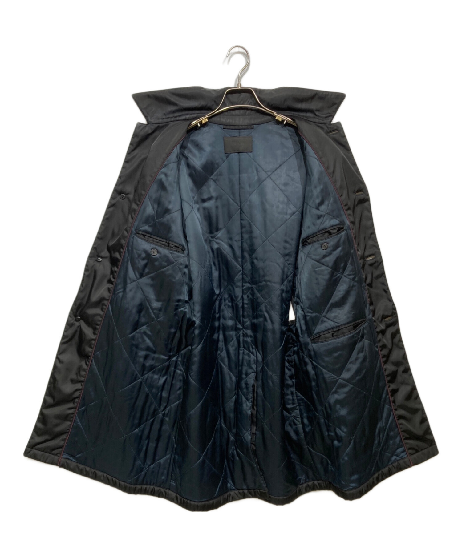 中古・古着通販】PRADA (プラダ) ナイロンパテッドステンカラーコート