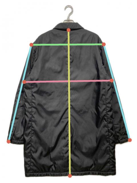 中古・古着通販】PRADA (プラダ) ナイロンパテッドステンカラーコート