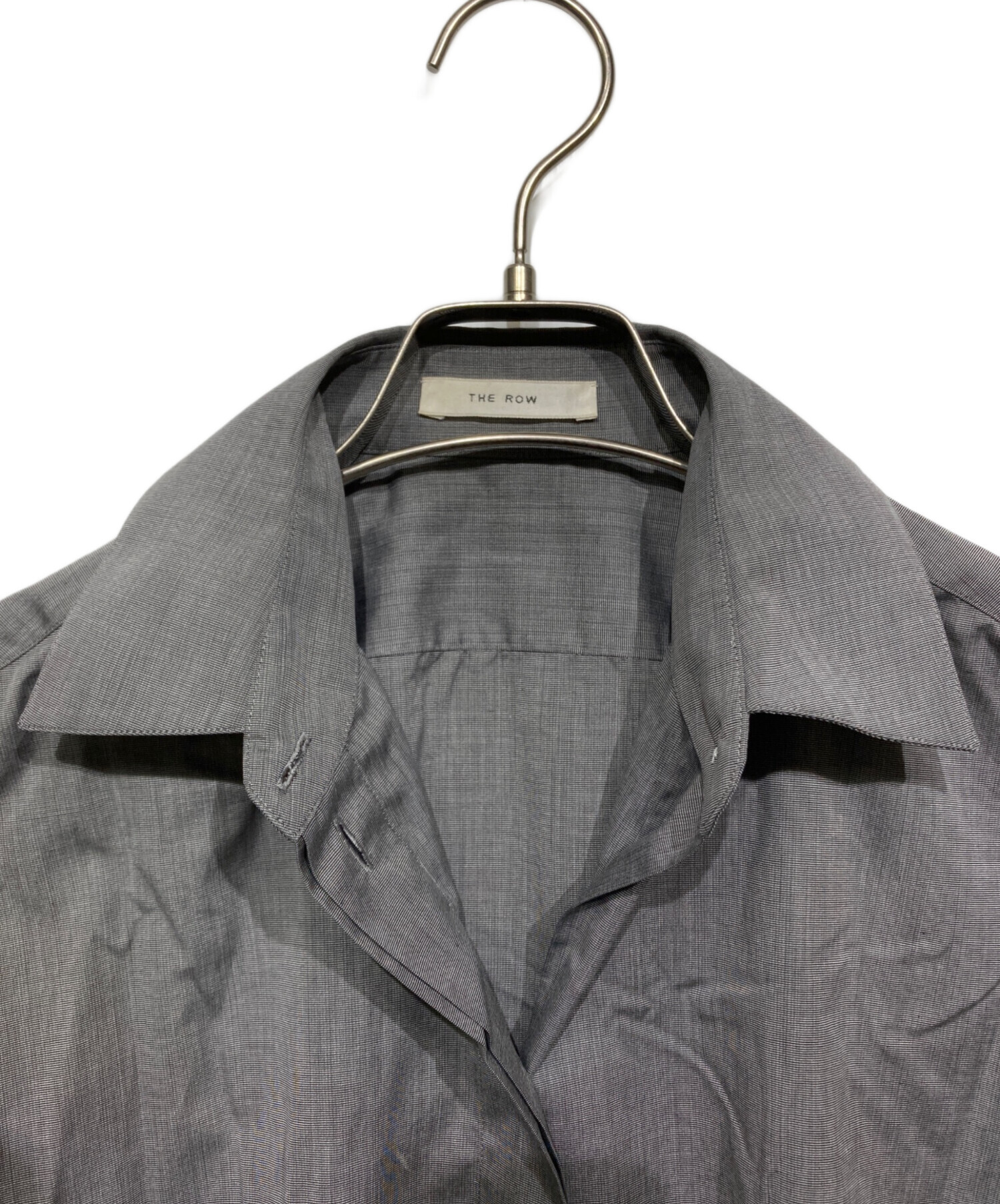 中古・古着通販】THE ROW (ザ ロウ) Big Sisea Shirt グレー サイズ:XS