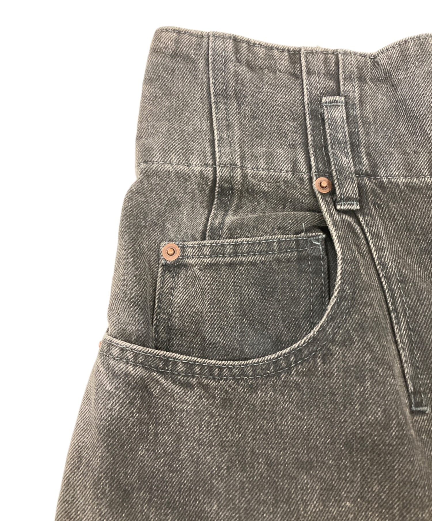 中古・古着通販】CELINE (セリーヌ) ハイウエストワイドデニムパンツ
