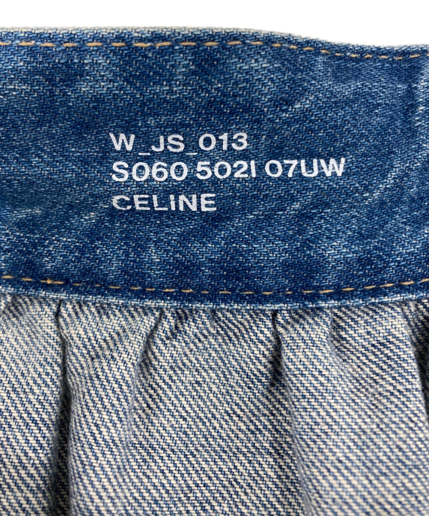 中古・古着通販】CELINE (セリーヌ) デニムスカート インディゴ サイズ