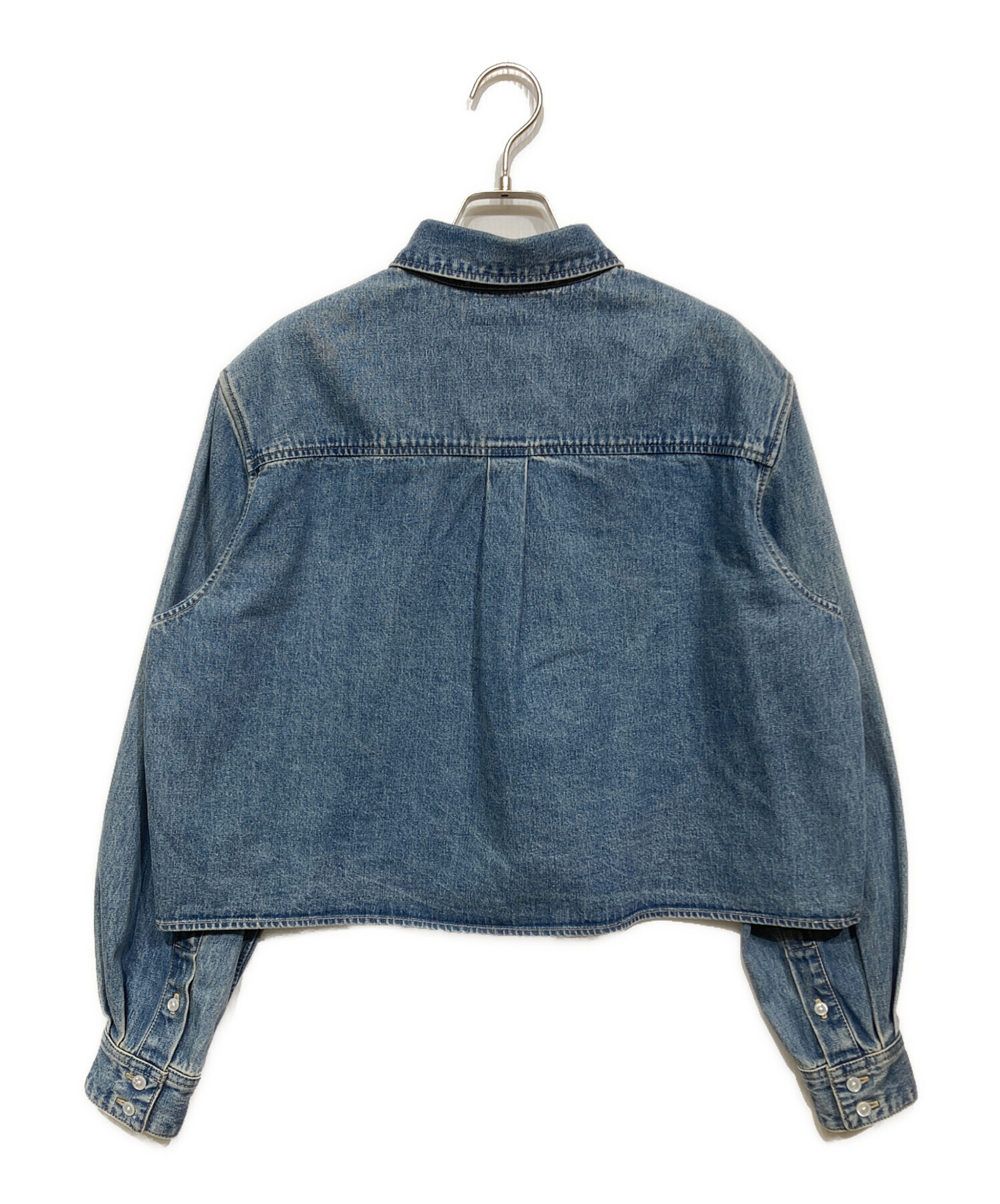 中古・古着通販】CELINE (セリーヌ) デニムクロップドシャツ