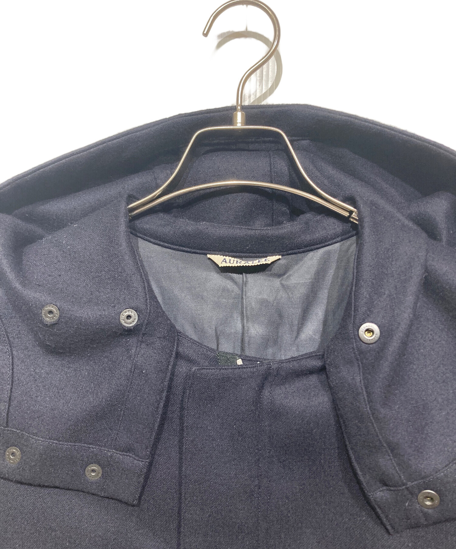 中古・古着通販】AURALEE (オーラリー) LIGHT MELTON LONG HOODED COAT