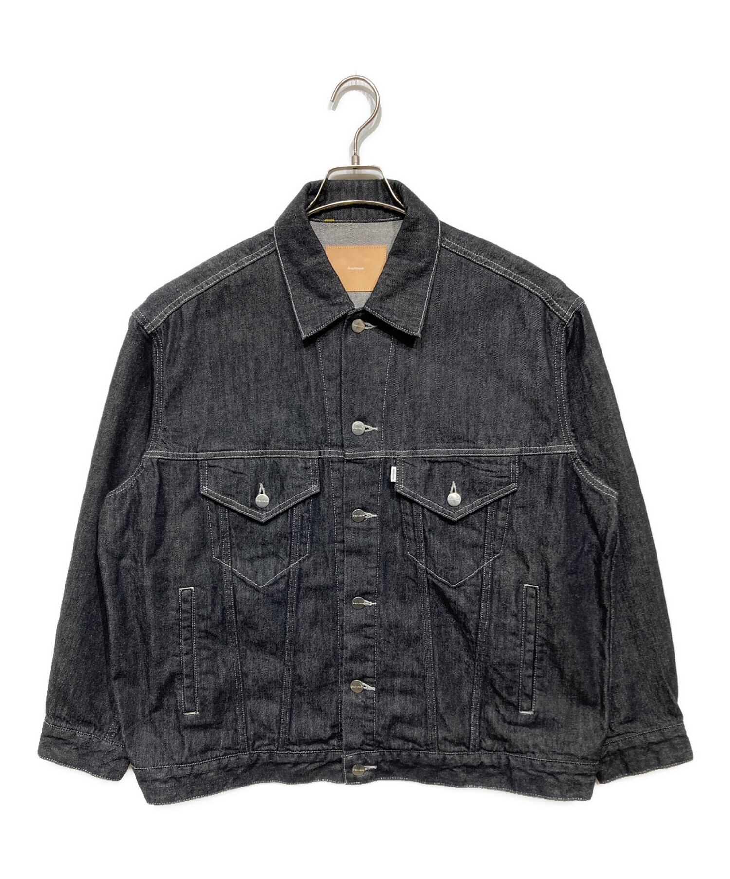 Graphpaper Colorfast Denim Jacket サイズ1 中古・古着通販】Graphpaper (グラフペーパー) Colorfast Denim