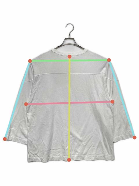 中古・古着通販】COMOLI (コモリ) フットボールTシャツ ホワイト