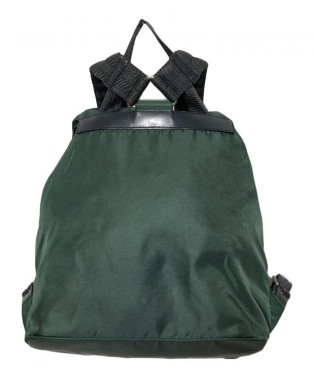 テ*ー様 PRADA プラダ リュック グリーン 中古・古着通販】PRADA (プラダ) ナイロンリュック グリーン｜ブランド