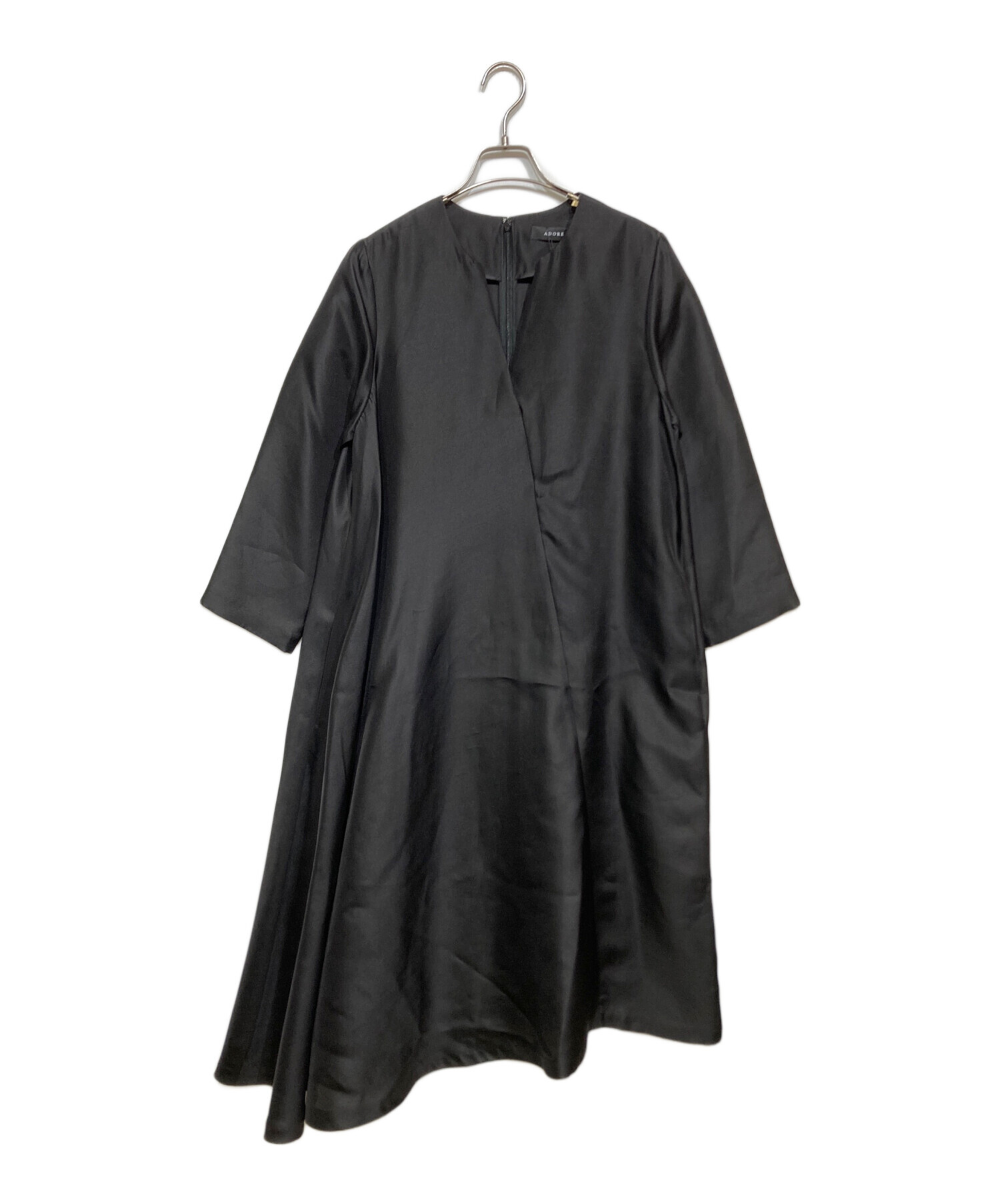 中古・古着通販】ADORE (アドーア) アシンメトリー シルクワンピース
