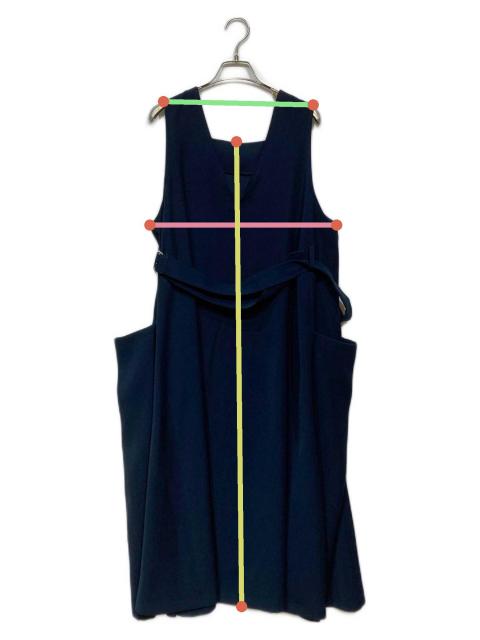 中古・古着通販】foufou (フーフー) 2way toro jumper skirt ネイビー