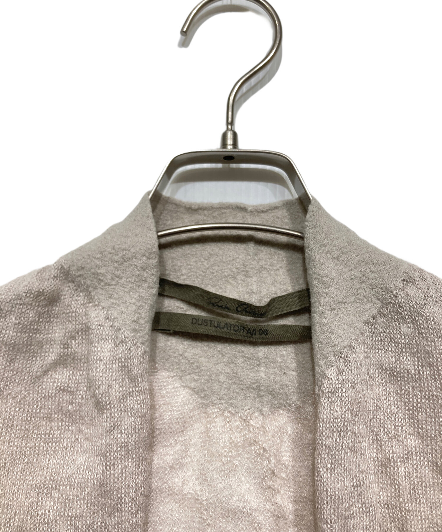 【リックオウエンス】Rick Owensカーディガン 中古・古着通販】RICK OWENS (リックオウエンス) モヘア混変形