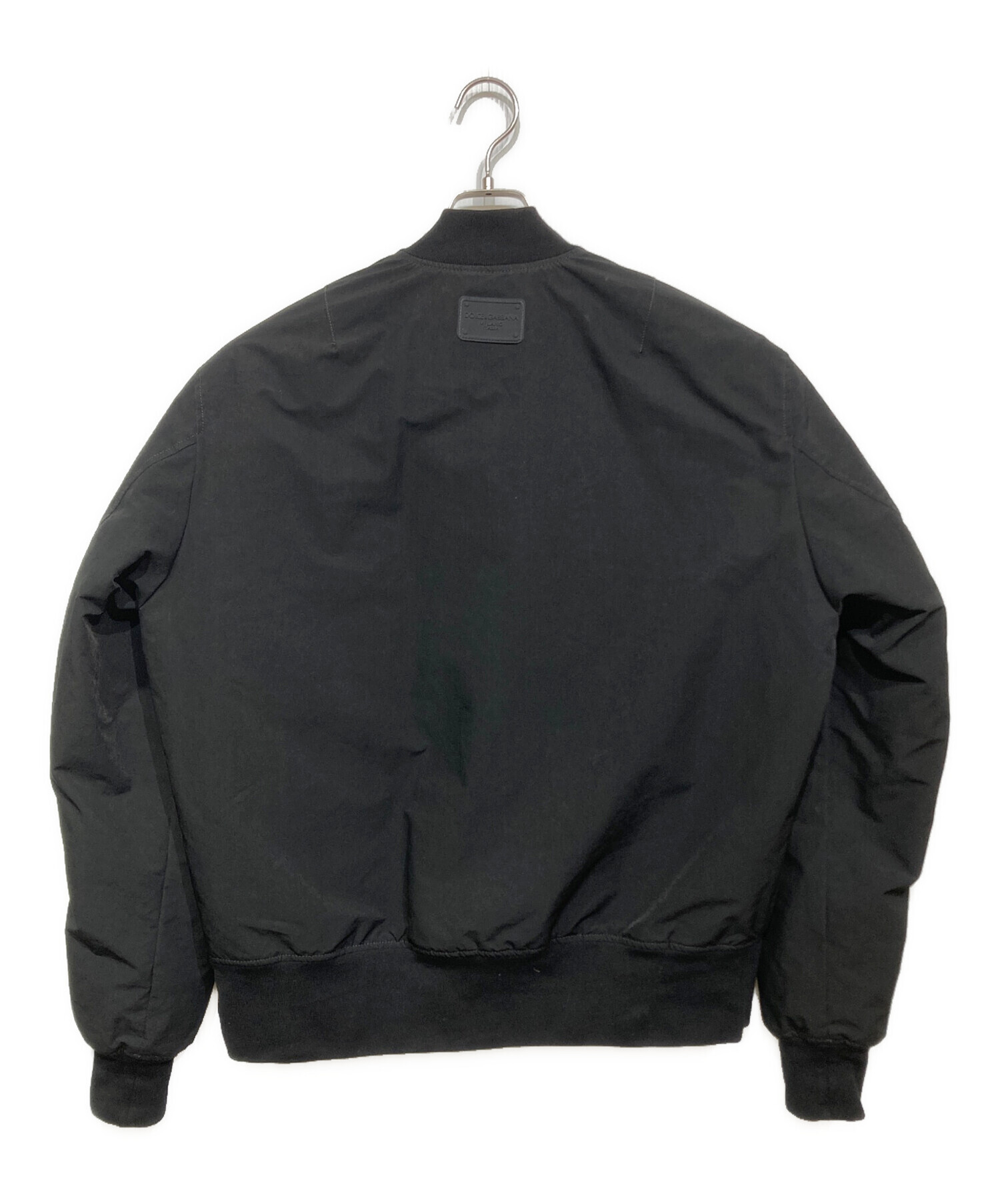 DOLCE & GABBANA ブラック MA-1ジャケット 中古・古着通販】DOLCE & GABBANA (ドルチェ＆ガッバーナ) ライナー付
