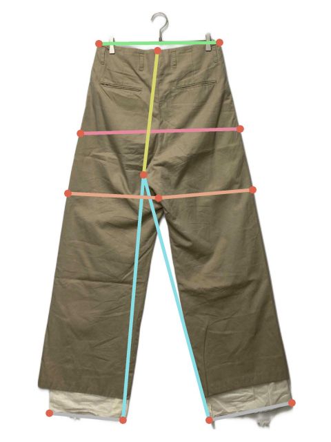 中古・古着通販】Rich I (リッチアイ) UNCLE パンツ ベージュ サイズ