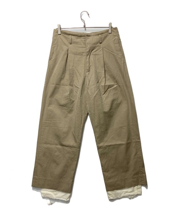 Rich I UNCLE beige サイズ48 中古・古着通販】Rich I (リッチアイ) UNCLE パンツ ベージュ サイズ