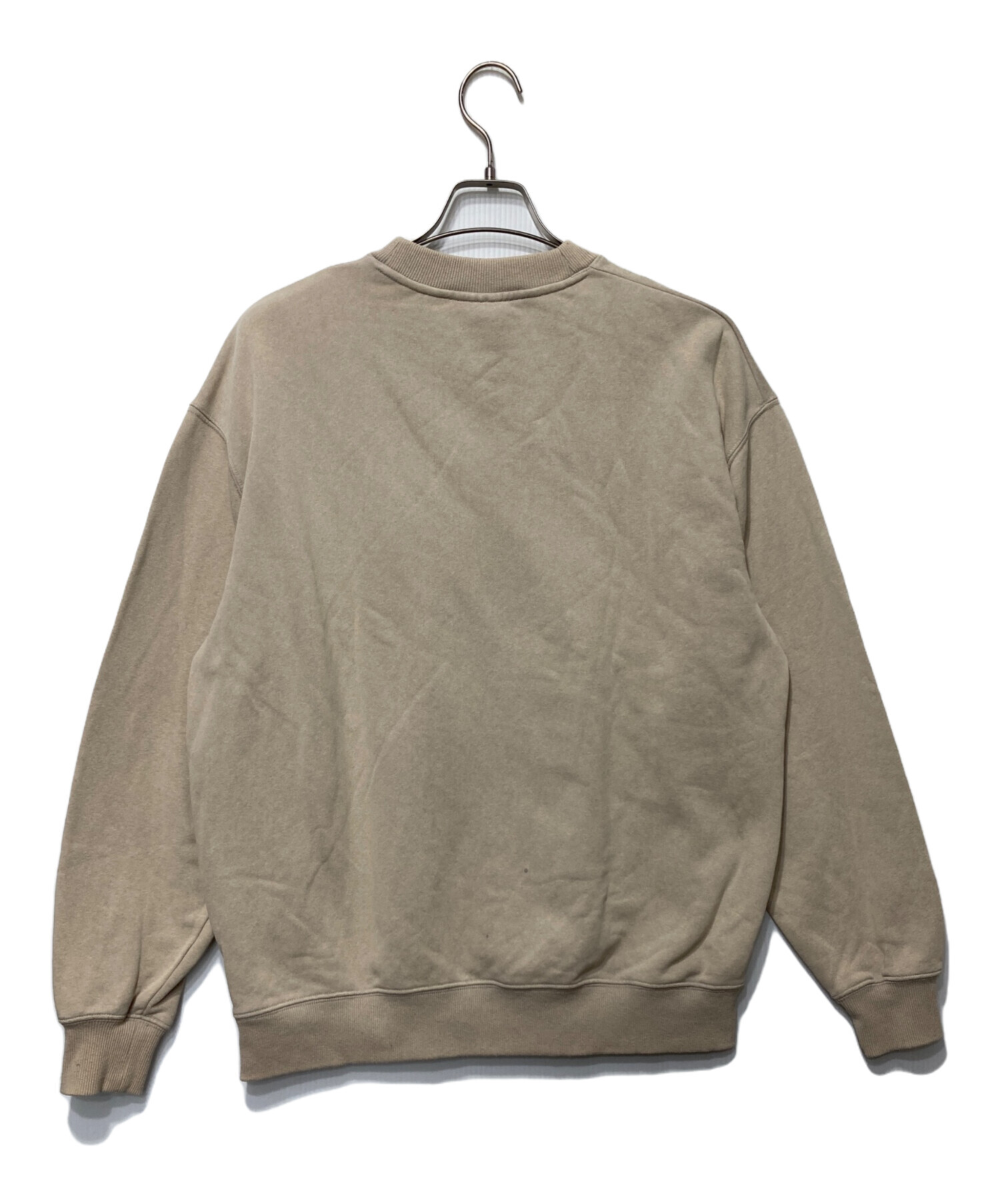 中古・古着通販】KITH (キス) ロゴ刺繍スウェット ベージュ サイズ:M