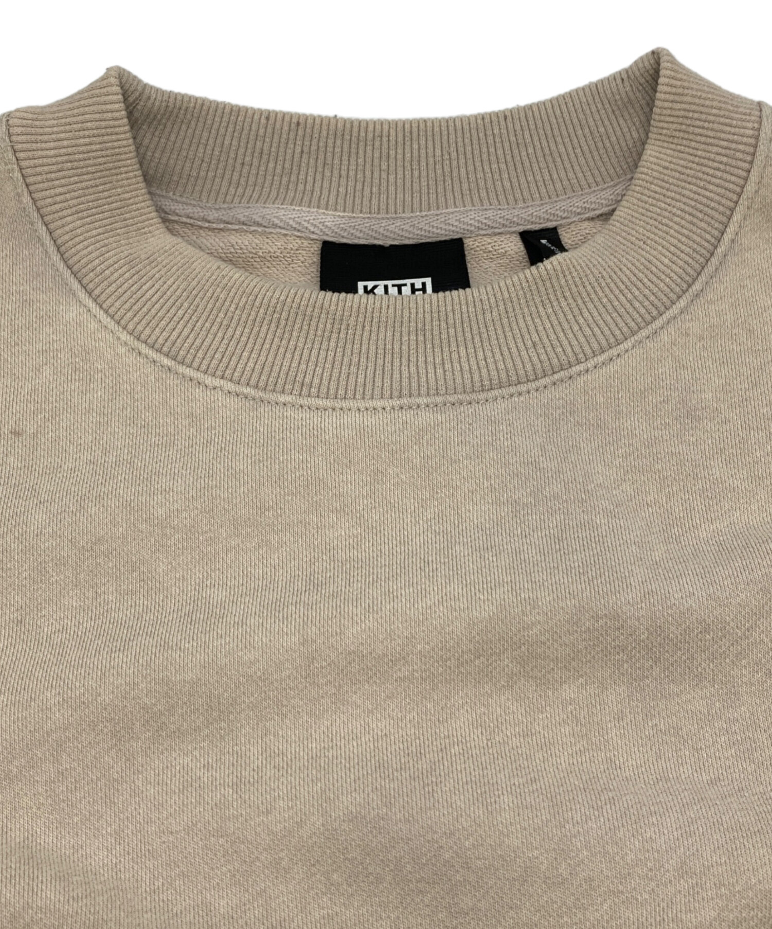 中古・古着通販】KITH (キス) ロゴ刺繍スウェット ベージュ サイズ:M