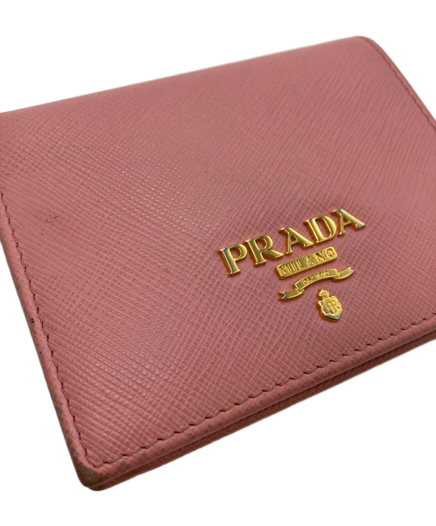 中古・古着通販】PRADA (プラダ) 2つ折り財布 ピンク｜ブランド・古着