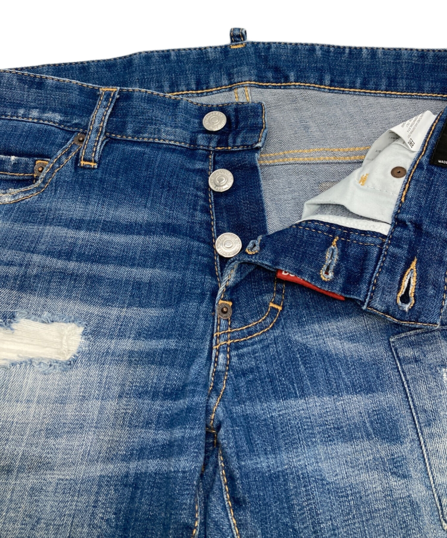 中古・古着通販】DSQUARED2 (ディースクエアード) Slim Jean ダメージ