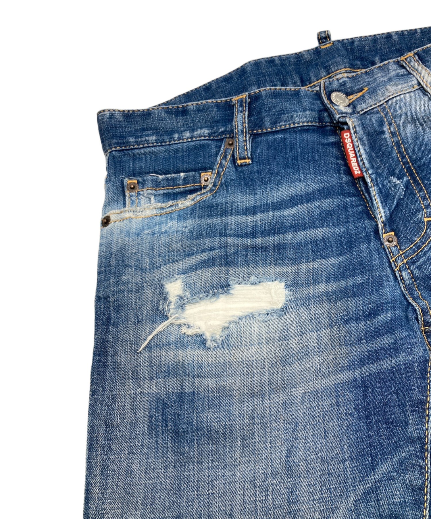 中古・古着通販】DSQUARED2 (ディースクエアード) Slim Jean ダメージ