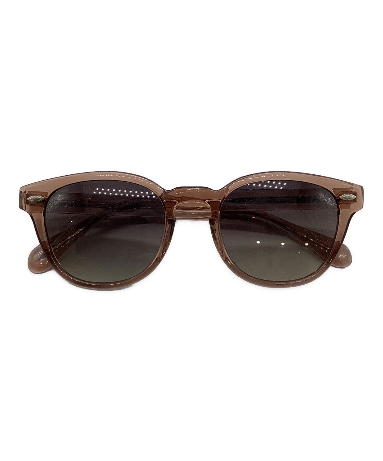 Oliver Peoples Sheldrake Plus ブラウン サングラス 中古・古着通販】OLIVER PEOPLES (オリバーピープルズ
