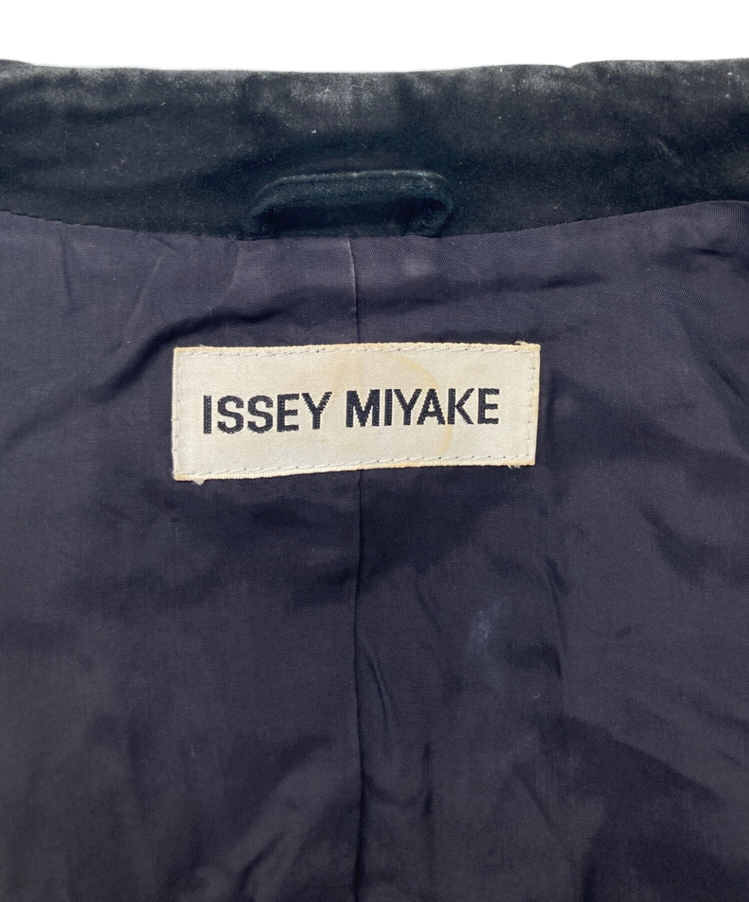 中古・古着通販】ISSEY MIYAKE (イッセイミヤケ) 90'sレザーコート