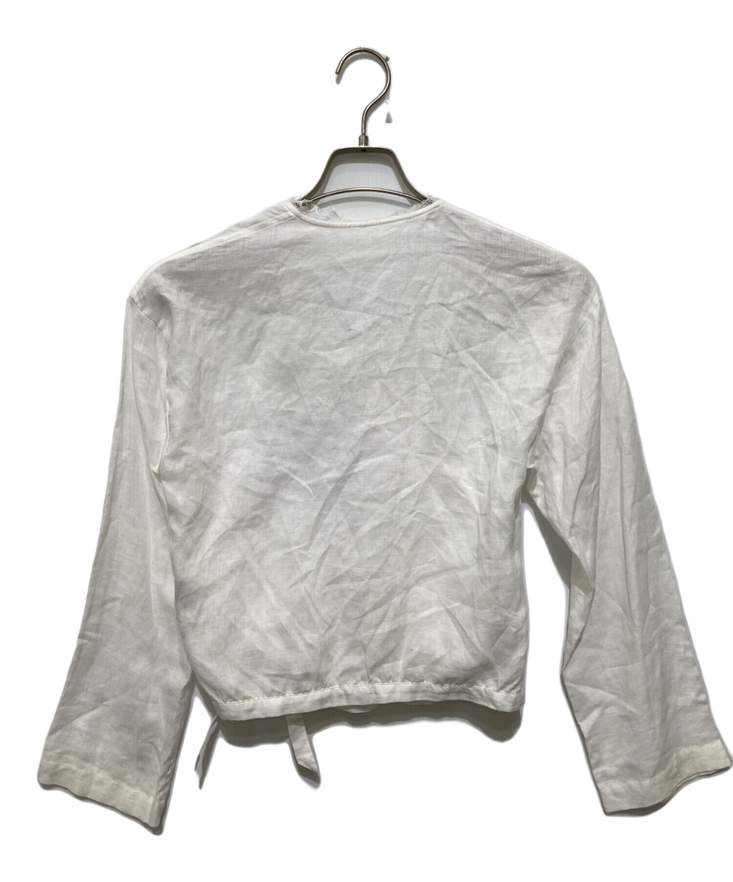 中古・古着通販】Plage (プラージュ) Linen カシュクール lace Blouse 