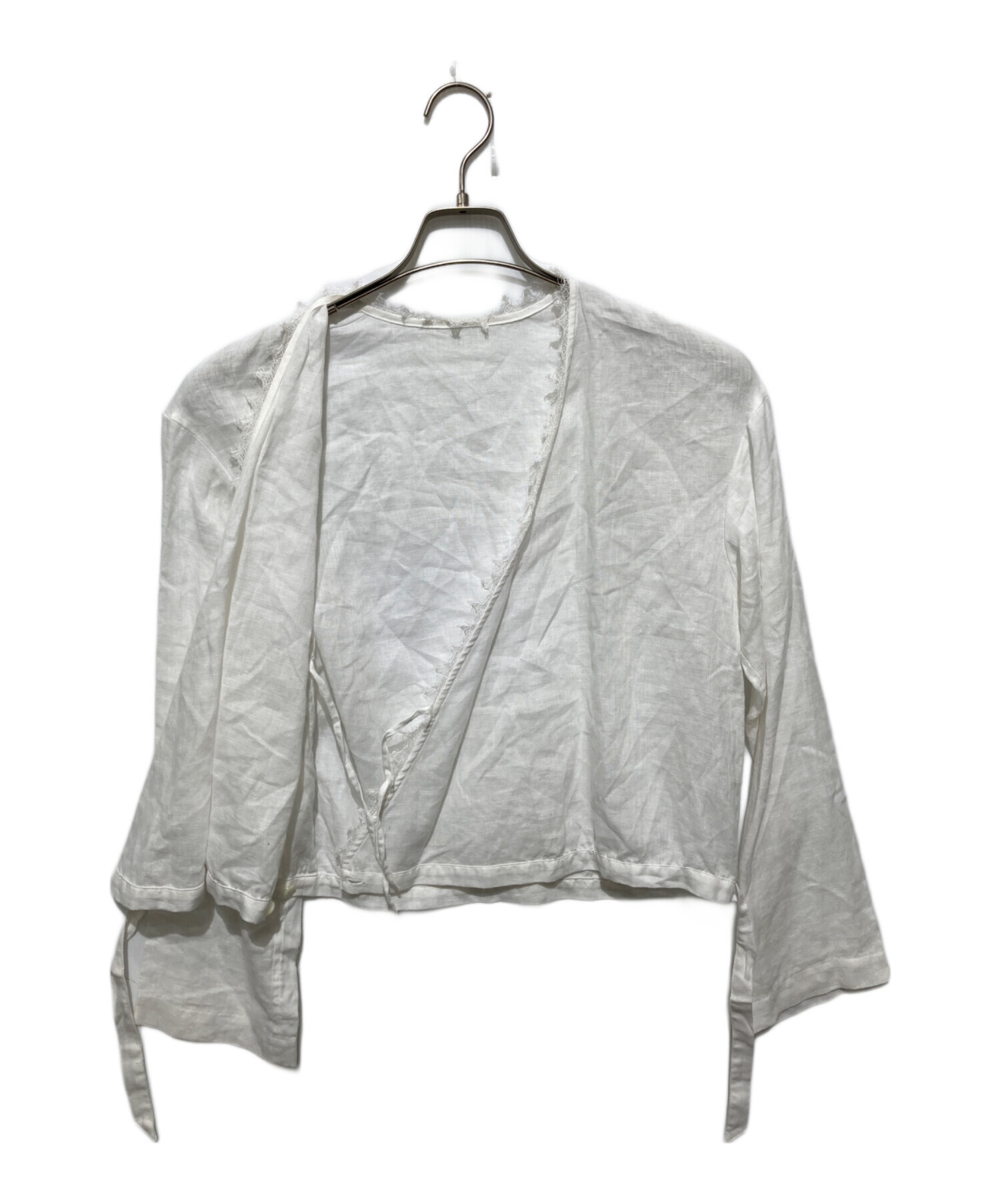 中古・古着通販】Plage (プラージュ) Linen カシュクール lace Blouse