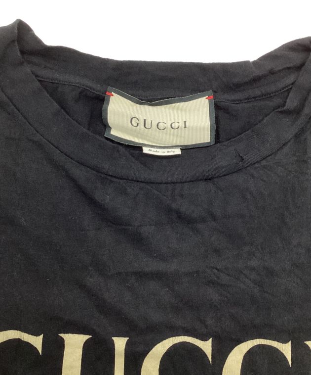 中古・古着通販】GUCCI (グッチ) Tシャツ ブラック サイズ:XS