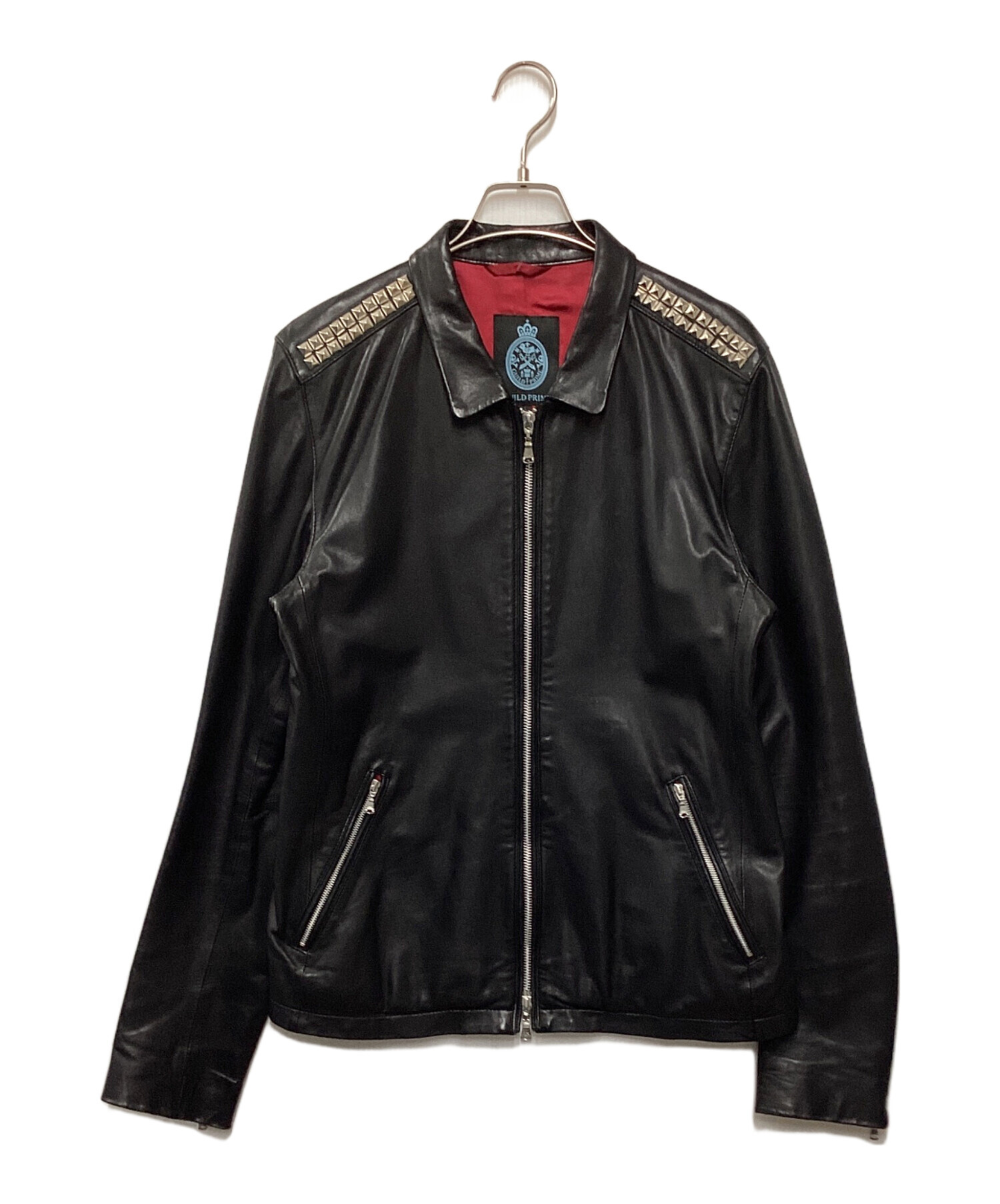 PHILIPP PLEIN｜ ブラックレザージャケット夏だけ限定販売❗️早い者勝ち