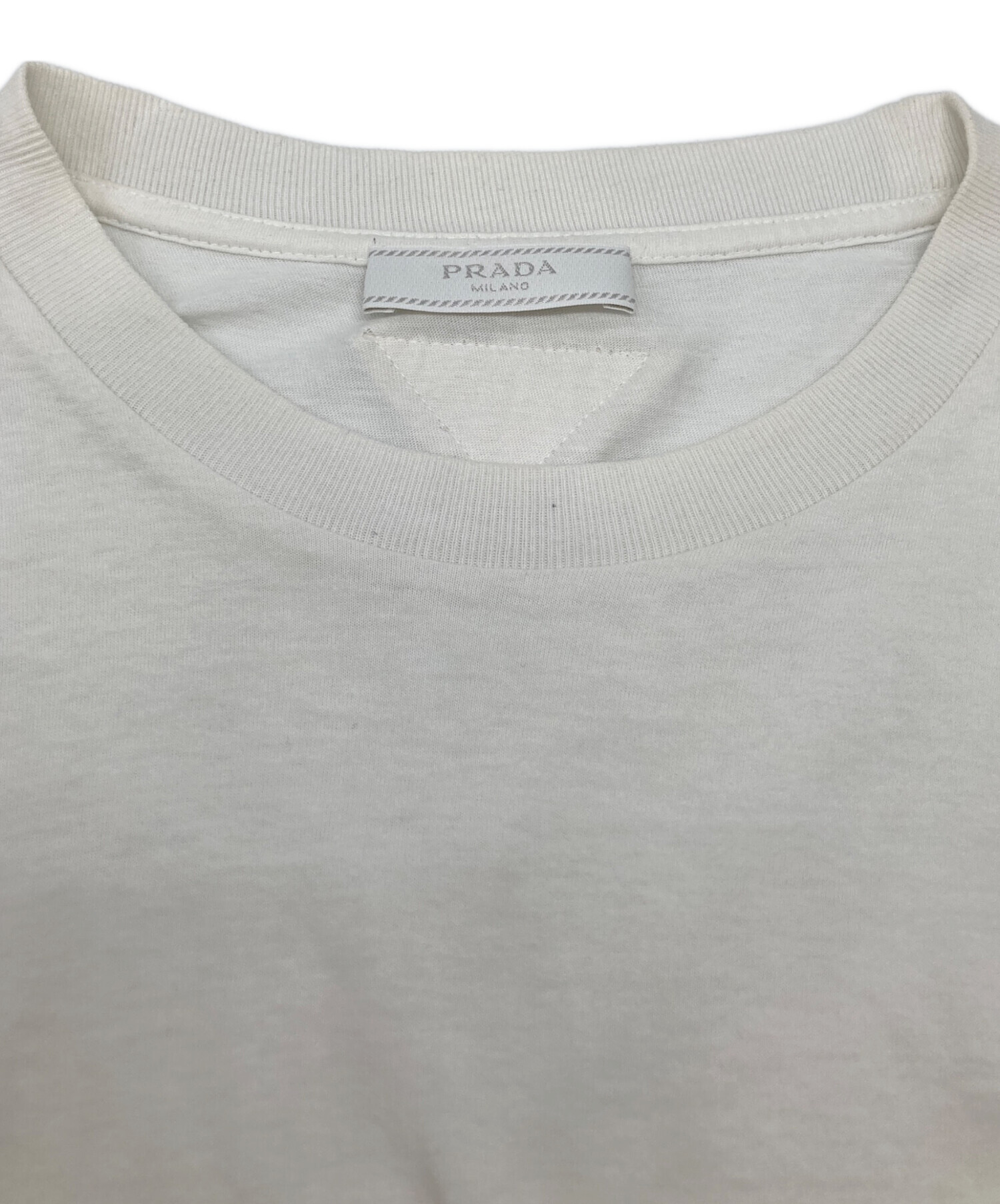 中古・古着通販】PRADA (プラダ) トライアングルタグ ソリッドクルー
