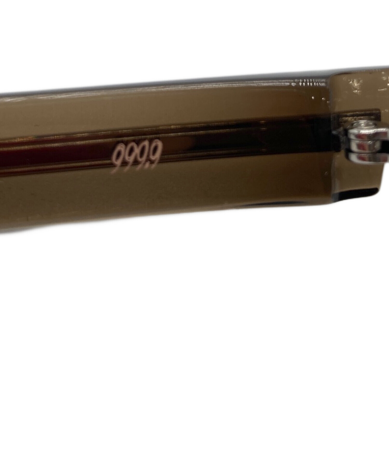 中古・古着通販】999.9 (フォーナインズ) 眼鏡 ブラウン サイズ:55□16