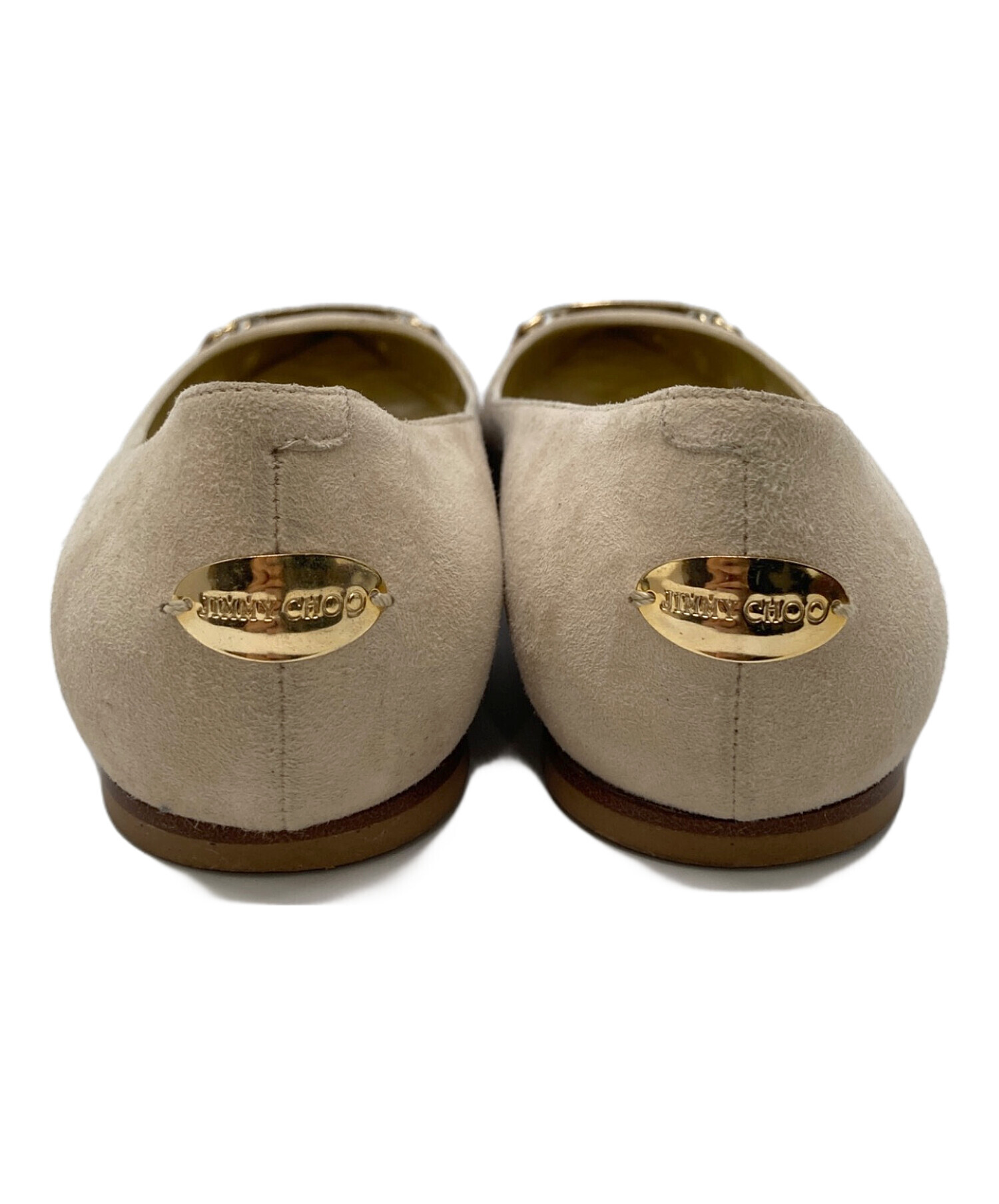 中古・古着通販】JIMMY CHOO (ジミーチュウ) フラットパンプス