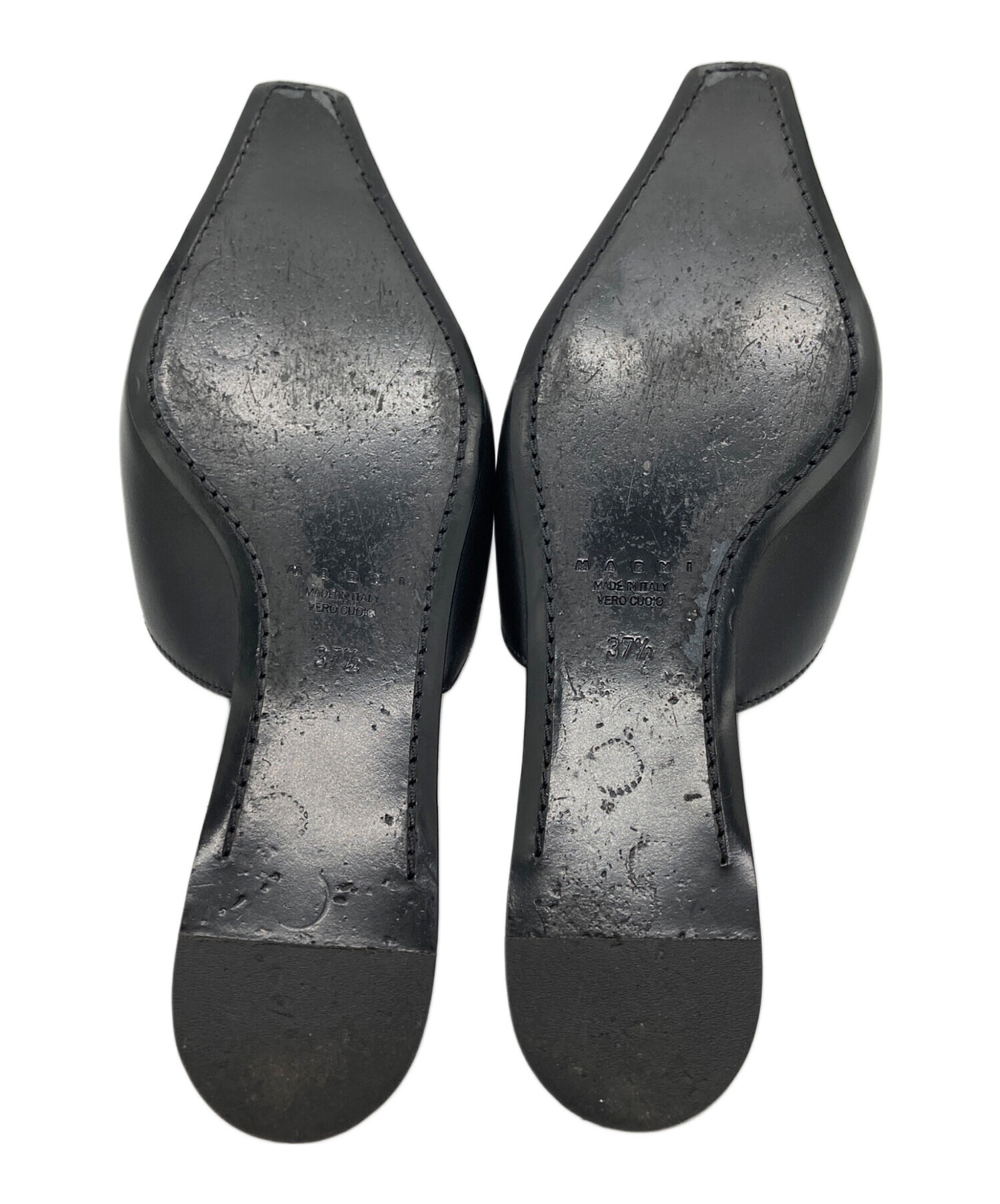 中古・古着通販】MARNI (マルニ) スクエアトゥ レザーミュール