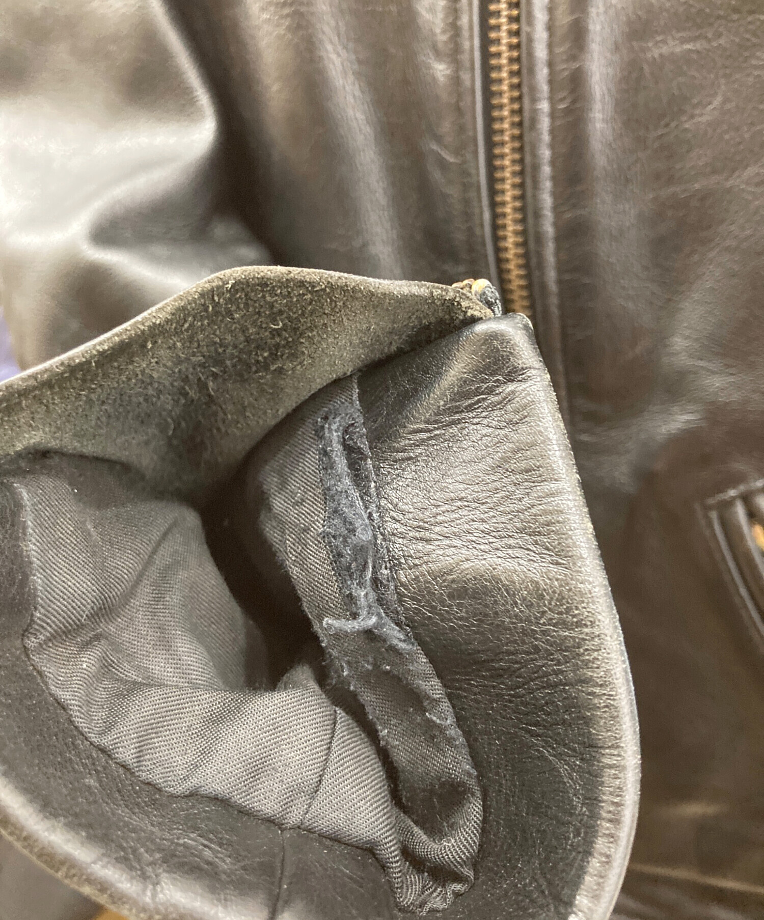 中古・古着通販】VANSON (バンソン) シングルライダースジャケット