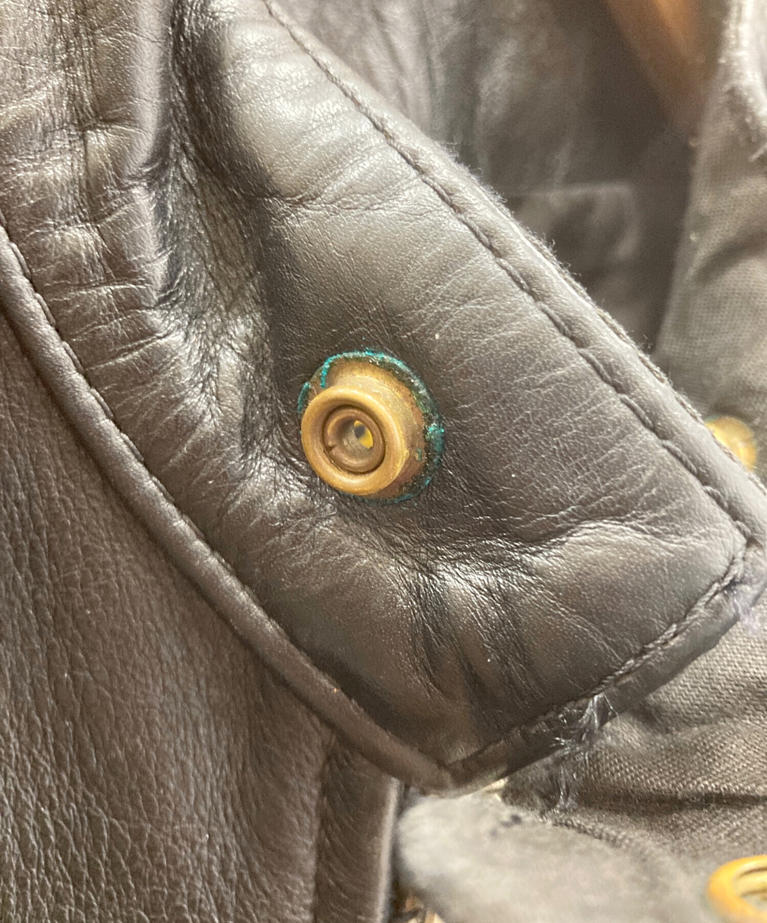 中古・古着通販】VANSON (バンソン) シングルライダースジャケット