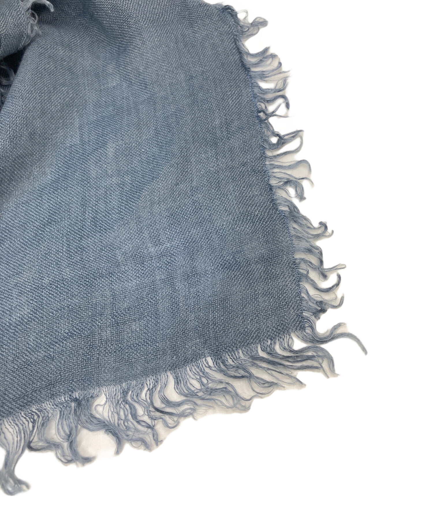 中古・古着通販】ASAUCE MELER (アソースメレ) リネンストール ブルー