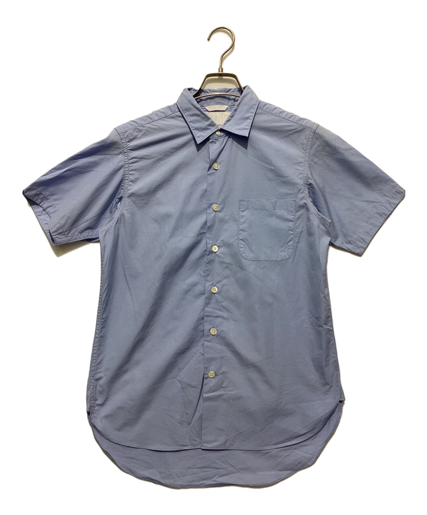 中古・古着通販】nanamica (ナナミカ) 半袖シャツ ブルー サイズ:XS