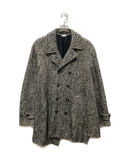 00s コムデギャルソンオムプリュス アーカイブ 千鳥格子 コート 変形 M