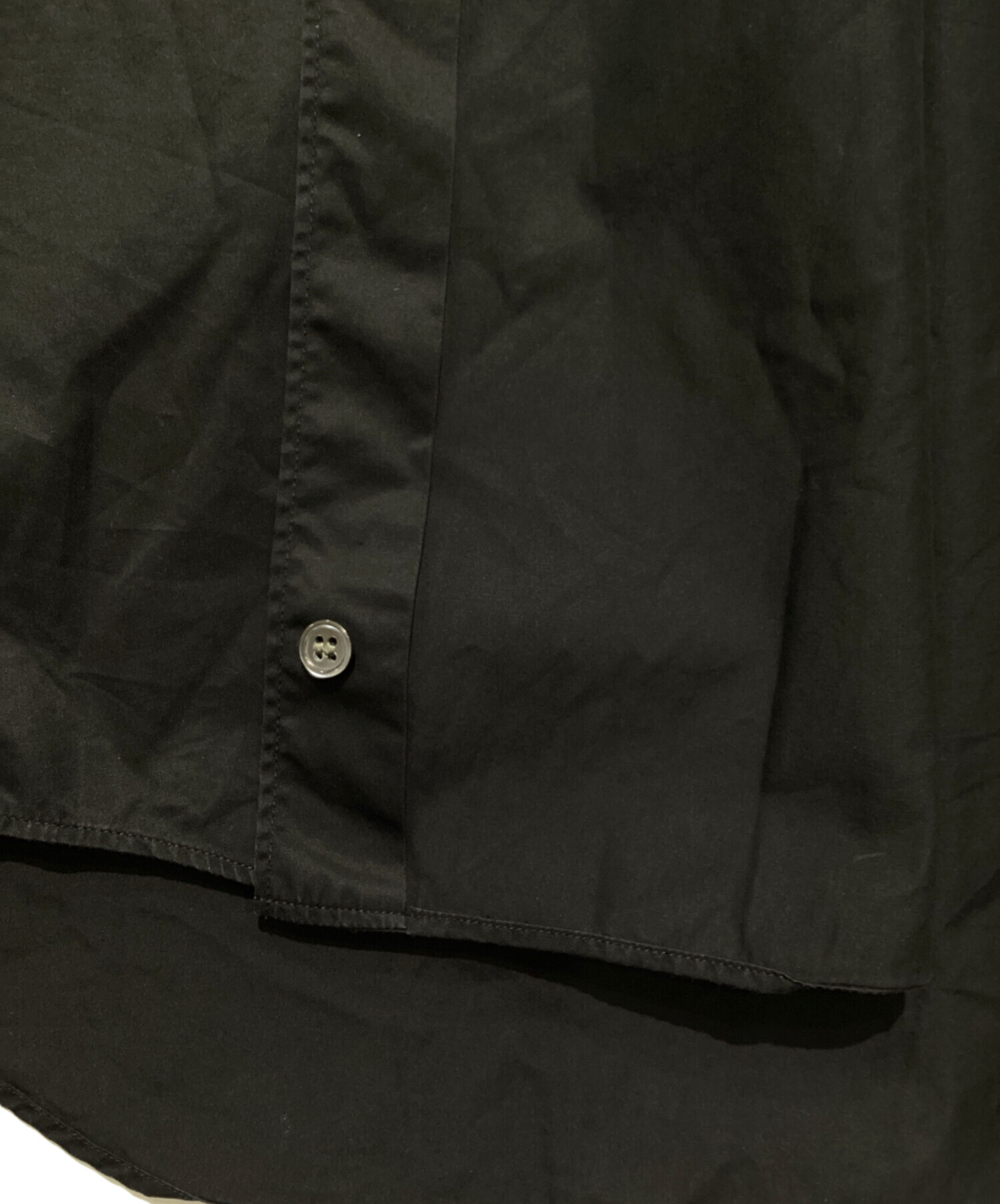 コムデギャルソン コムコム シャツ ブラウス ショートスリーブ S ブラック 中古・古着通販】COMME des GARCONS SHIRT (コムデギャルソンシャツ