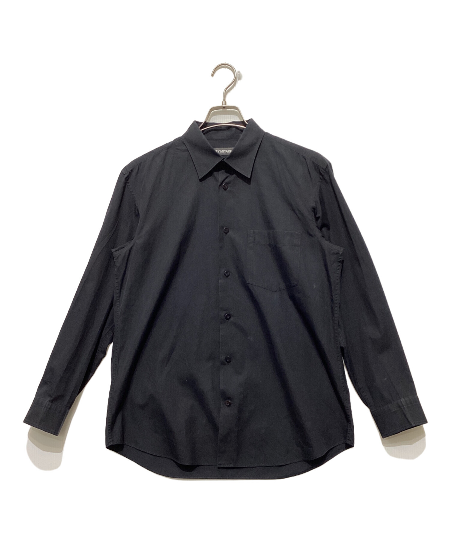 ISSEY MIYAKE MEN ブラック 長袖シャツ サイズ2 新品 ISSEY MIYAKE