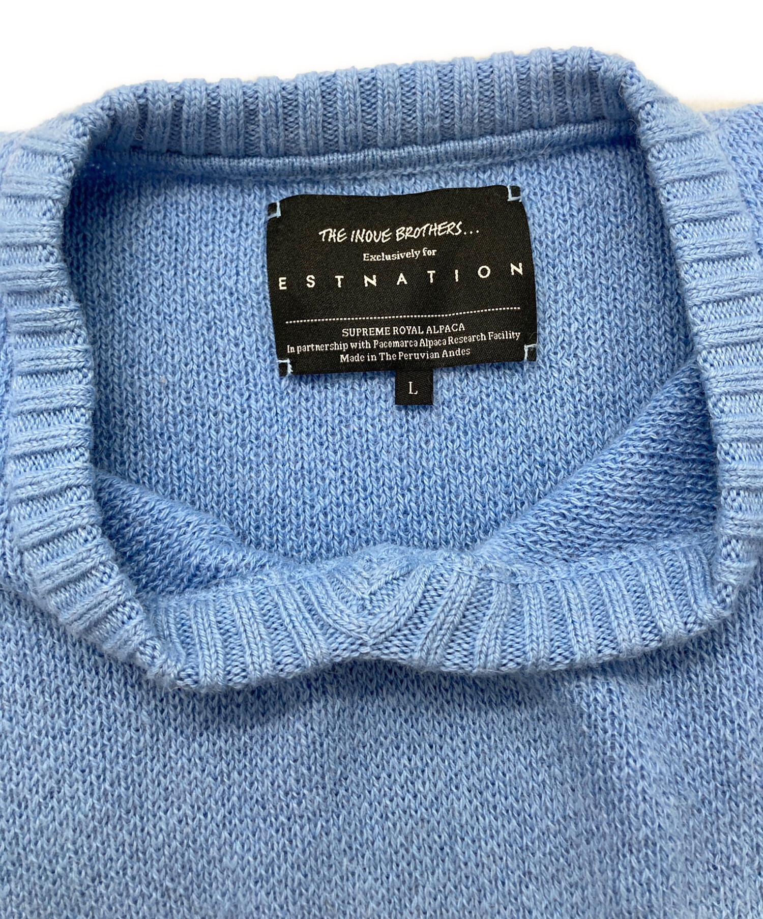 THE INOUE BROTHERS × ESTNATION 別注ニット 中古・古着通販】ESTNATION (エストネーション) THE INOUE BROTHERS