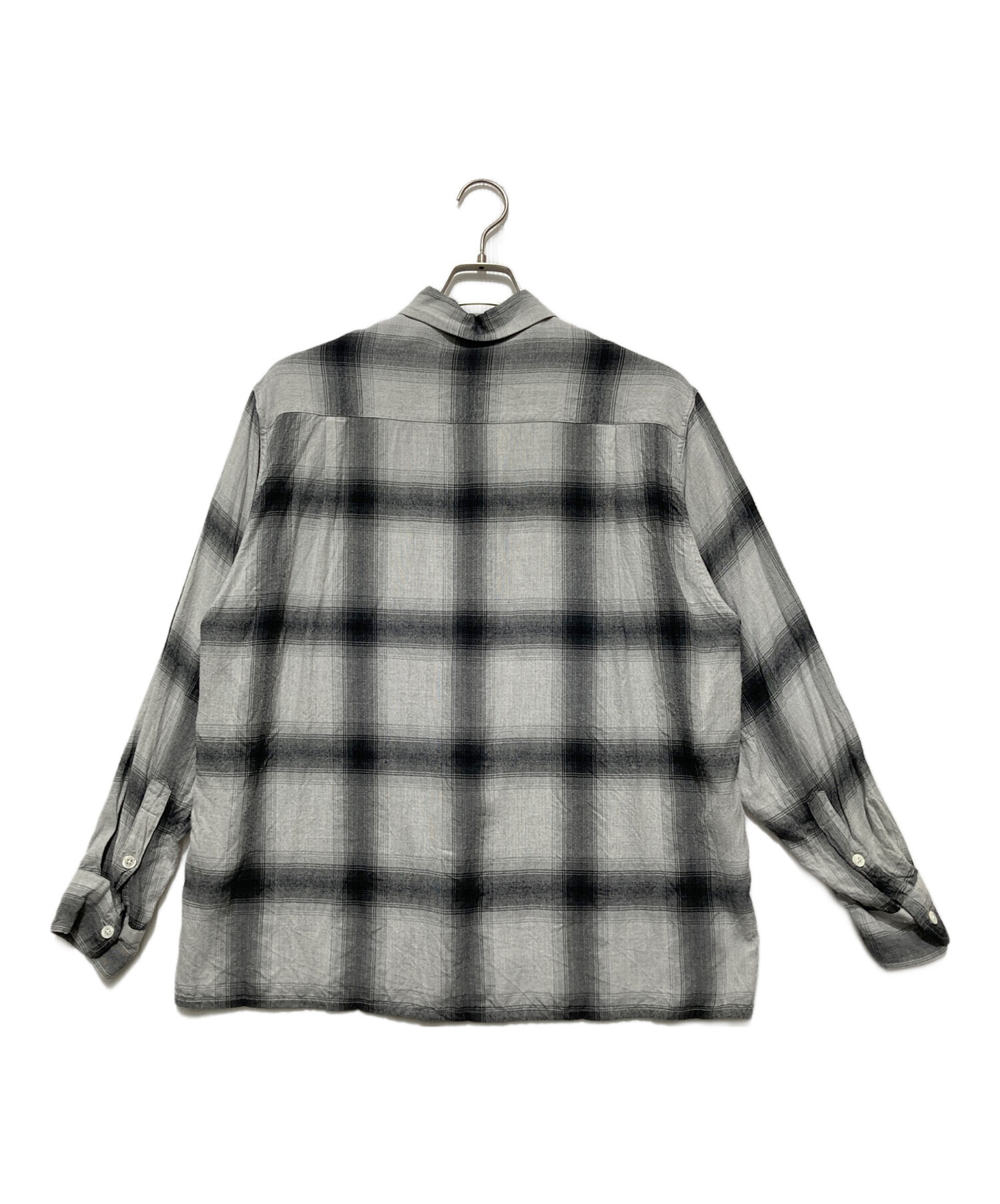 中古・古着通販】WACKO MARIA (ワコマリア) OMBRE CHECK OPEN COLLAR