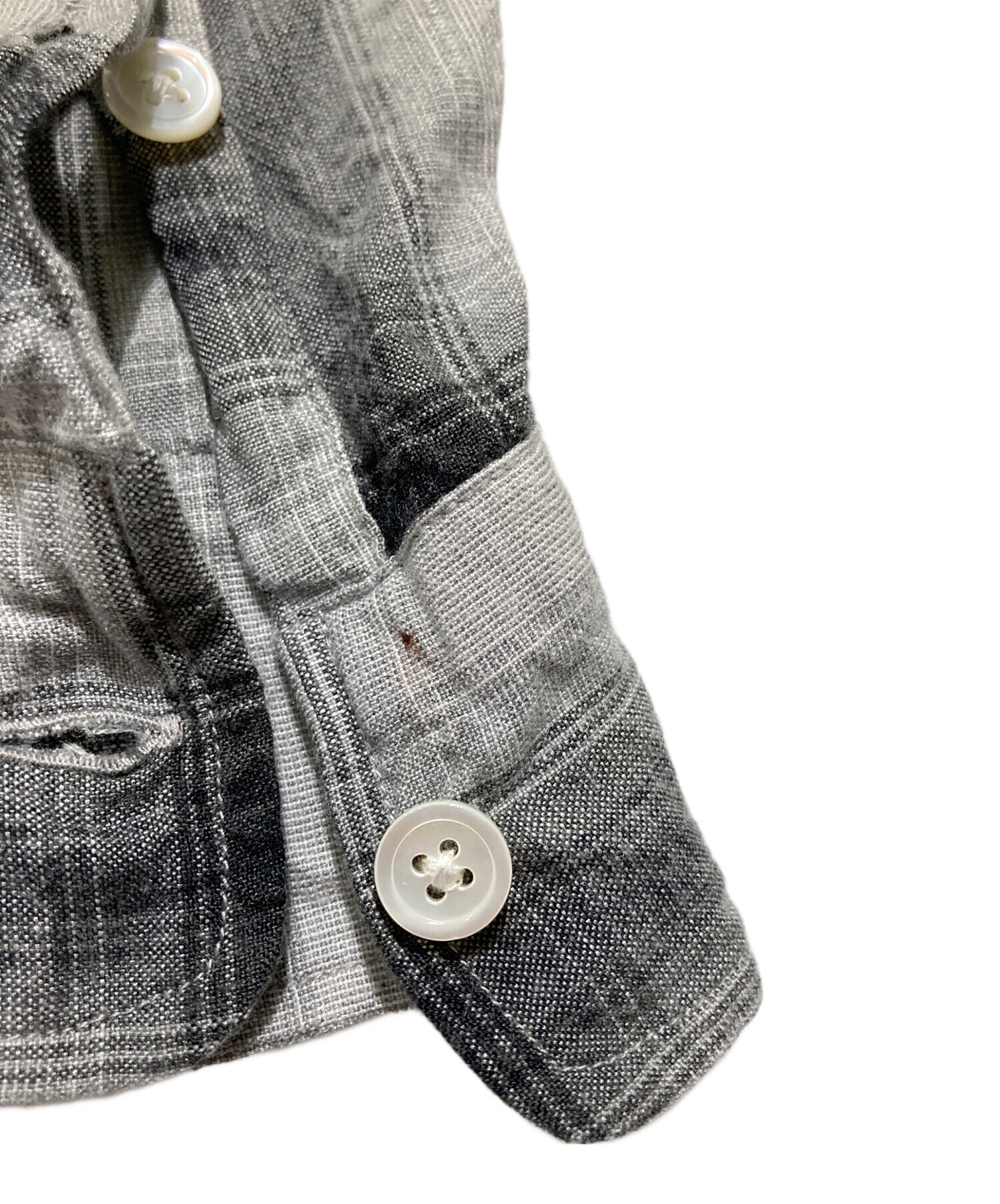 中古・古着通販】WACKO MARIA (ワコマリア) OMBRE CHECK OPEN COLLAR