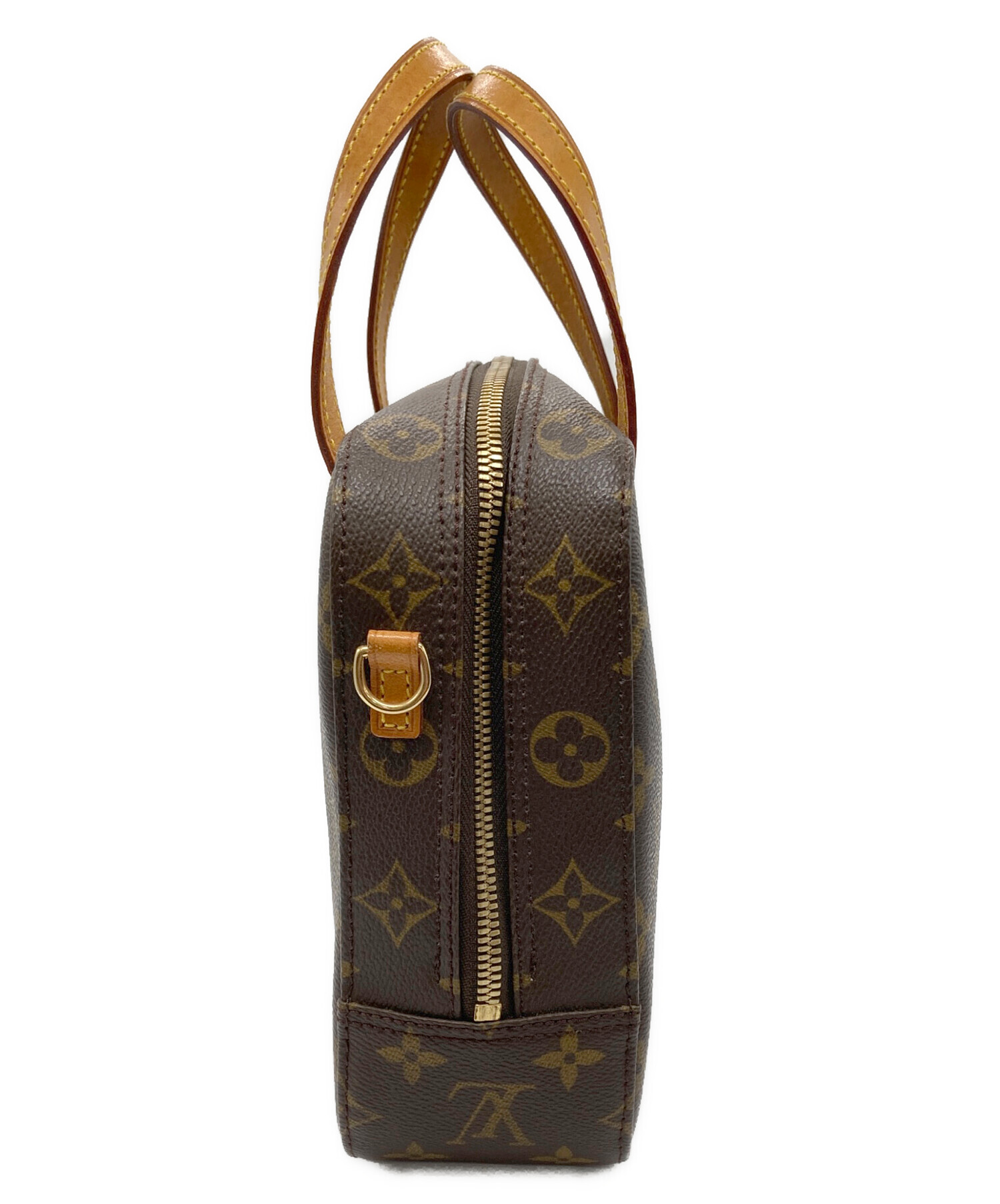 LOUIS VUITTON ハンドバッグ モノグラム スポンティーニ ブラウン 中古・古着通販】LOUIS VUITTON (ルイ ヴィトン) モノグラム