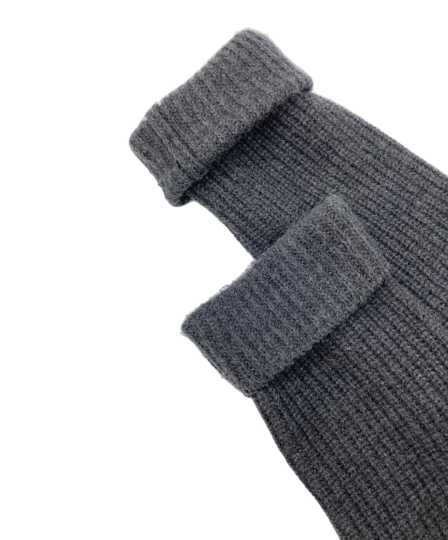 中古・古着通販】FOXEY (フォクシー) ウールニットコート グレー